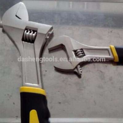 Good Quality Europe type PVC Handle Adjustable wrench